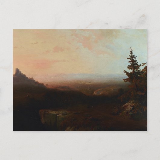 モランの山景 ポストカード (正面)
