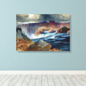 モランショショーン秋絵画ズIdaho キャンバスプリント (インサイチュ (ウッドフロア))