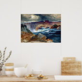 モランショショーン秋絵画ズIdaho ポスター (キッチン)