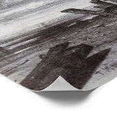 モラン – ビーチ魚釣りボート1864 ポスター (角)