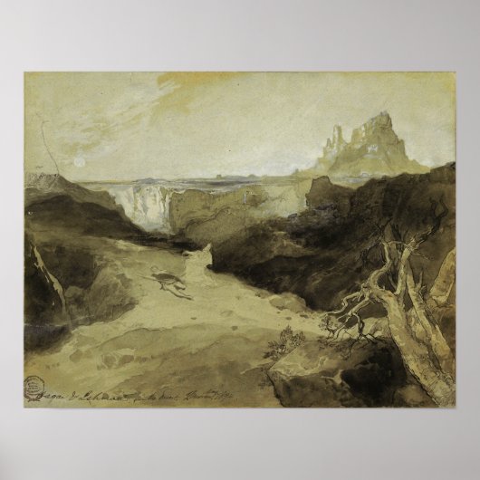 モラン – 勉強、ハガル、イシュマエル砂漠18... ポスター (正面)