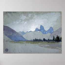 モラン – The Tetons Idaho 1879 ポスター