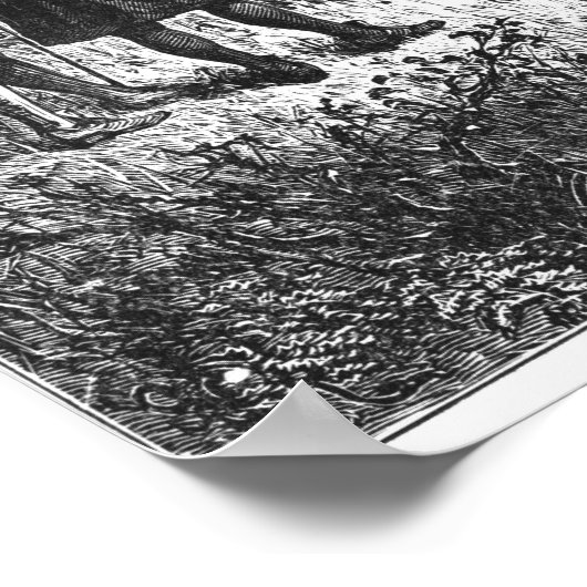 モラヴィアのインディアン ポスター (角)