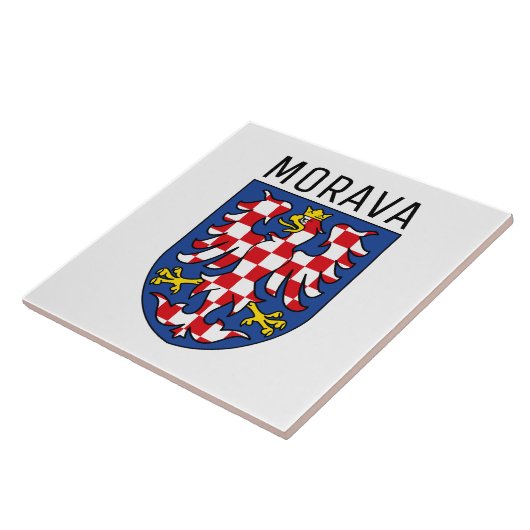 モラヴィアの紋章 – CZECHIA タイル (側面)