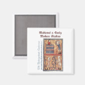 モラヴィア会議の磁石 マグネット (正面/裏面)