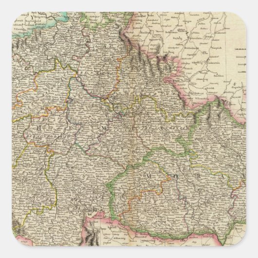 モラヴィア・ボヘミア スクエアシール (正面)