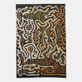 モラ・スピリット・ソウル・ダンス キッチンタオル (縦)