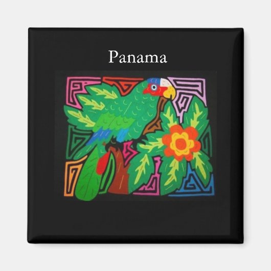 モラ，パナマ マグネット (正面)