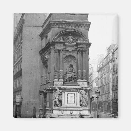 モリエールの泉, 1844 マグネット (正面)