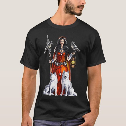 モリガン ケルトの女神 Tシャツ (正面)