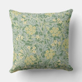 モリスつる植物&ジャスミンガーデンフラワークラシック クッション (裏面)