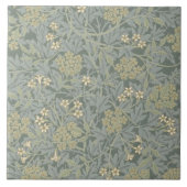 モリスつる植物&ジャスミンガーデンフラワークラシック タイル (正面)