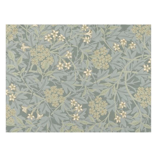 モリスつる植物&ジャスミンガーデンフラワークラシック テーブルクロス (正面(横))