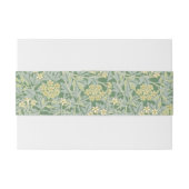 モリスつる植物&ジャスミンガーデンフラワークラシック 招待状ベリーバンド (裏面例)