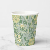 モリスつる植物&ジャスミンガーデンフラワークラシック 紙コップ (左)