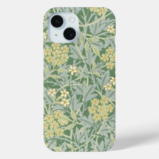 モリスつる植物&ジャスミンガーデンフラワークラシック Case-Mate iPhoneケース (裏面)