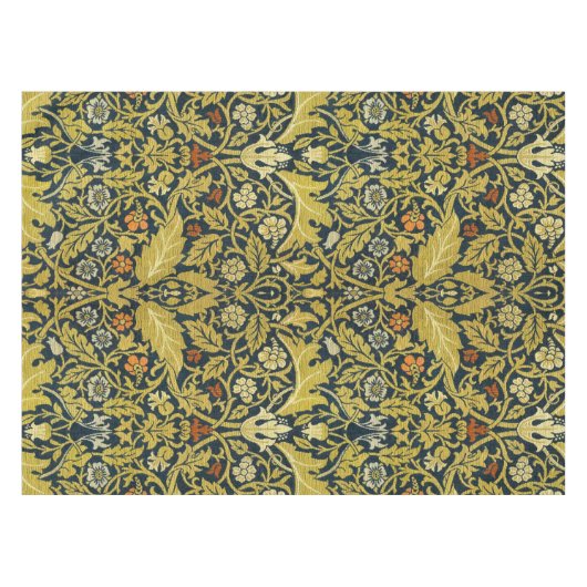 モリスのアカントス離れの巻き付け茎の花カーペット テーブルクロス (正面(横))