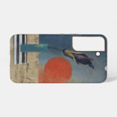 モリスの墓黒のリリー・オブ・ナイル SAMSUNG GALAXYケース (裏面横)