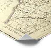 モリスの購入地図または西遺伝資源 ポスター (角)