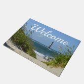 モリスアイランドライトハウスウォークウェイウェルカムドルマット ドアマット (アングル)