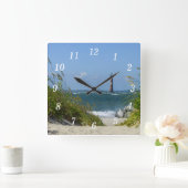 モリスアイランドライトハウスウォークウェイ スクエア壁時計 (ホーム)