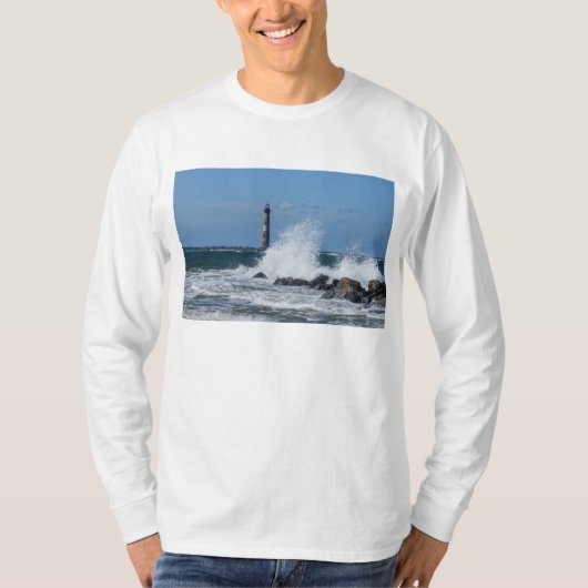 モリスアイランドライトハウススプラッシュ Tシャツ (正面)