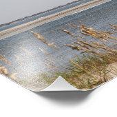 モリスアイランドライトハウスフォリービーチ、チャールストン フォトプリント            (角)