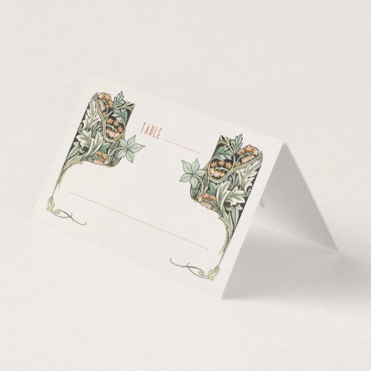 モリスエレガントのテーインスパイアブル結婚・カード (正面)