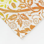 モリスゴールデンボークラシックフ：ボタニカルエレガンス フリースブランケット (角)