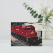 モリスタウン・アンド・エリー・アルコス17、16、モール ポストカード (スタンド正面)