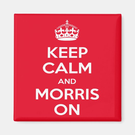 モリスダンサー保ズ- Calm Morris On マグネット (正面)