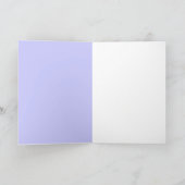 「モリスデザインのアイリス水彩画」 カード (内部)