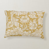 モリスバチェラーズボタンフラワー&ゴールデンステム アクセントクッション (裏面)