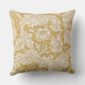 モリスバチェラーズボタンフラワー&ゴールデンステム クッション (裏面)