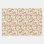 モリスパークカッパーアンドグリーンフローラデマスク ラッピングペーパーシート (正面2)