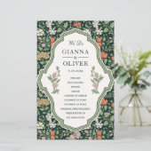 モリスフローラ庭園の結婚式式プログラム (スタンド正面)