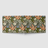 モリスブラックバックグラウンド1896コンプトンフローラルパターン ゲストブック (全面)