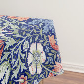 モリスブルー背景1896コンプトンフローラルパターン テーブルクロス (インサイチュ)