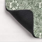 モリスマリゴールドヴィンテージ1875緑のフローラ花 マウスパッド (コーナー)