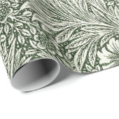 モリスマリゴールドヴィンテージ1875緑のフローラ花 ラッピングペーパー (ロールコーナー)