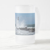 モリスライトハウススプラッシュフロストマグ フロストグラスビールジョッキ (正面右)