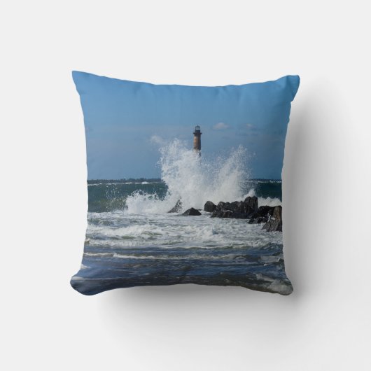 モリスライトハウススプラッシュ クッション (正面)