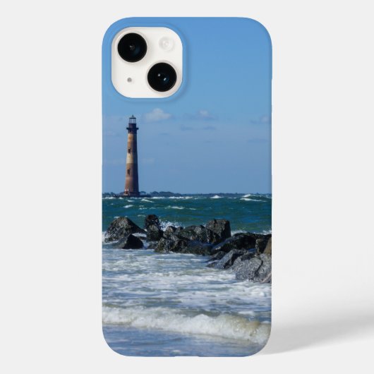 モリスライトハウスフォリービーチiPhoneケース Case-Mate iPhoneケース (裏面)