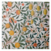 モリスライトバックグラウンドアンティークポメグラナパターン タイル (正面)