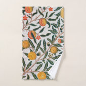 モリスライトバックグラウンドアンティークポメグラナパターン バスタオルセット (ハンドタオル)