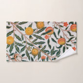 モリスライトバックグラウンドアンティークポメグラナパターン バスタオルセット (ハンドタオル)