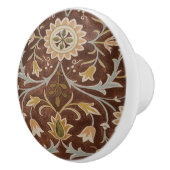 モリスリトルフラワーアールヌーボー詳細 セラミックノブ (右)