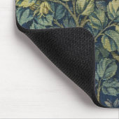 モリスヴィンテージキジのリス&フラワーパターン マウスパッド (コーナー)