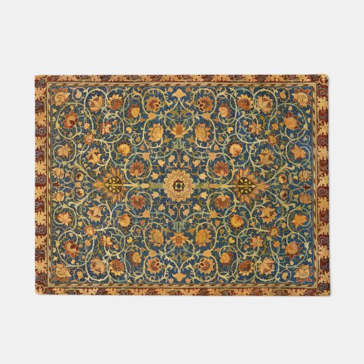 モリスヴィンテージホランドパークカーペットパターン ドアマット (正面)