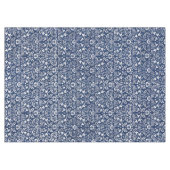 モリスヴィンテージ1882青い背景の花模様 テーブルクロス (正面(横))